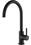AQ1382MB ЕВРОПА смеситель для кухни, матовый черный