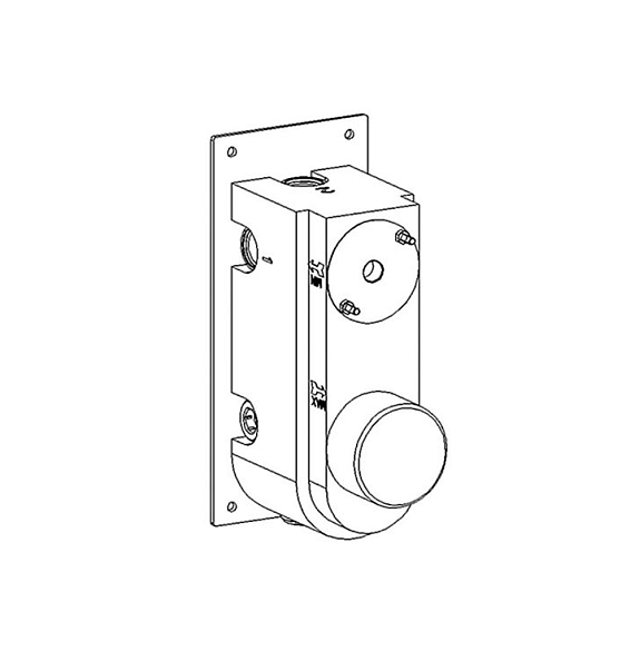 Внутренняя часть Carimali Универсальный, назначение-смеситель для душа термостатический, хром (W21231CR)