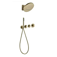 Душевая система встраиваемая (без излива) Grocenberg GB5020MG, матовое золото