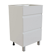 Тумба для ванной MIXLINE "БРИКС-50" 2 ящ. под раковину "Бриз 50" (арт.554744) (Sanita Luxe) (ПВХ)(поставляется в разобранном виде) (557489)