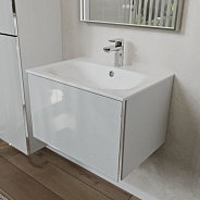 Тумба с раковиной подвесная (60см) Terminus Vega VEG10601900301OSL, белый