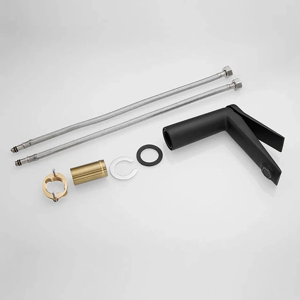 Смеситель для раковины Shevanik S8401H, черный