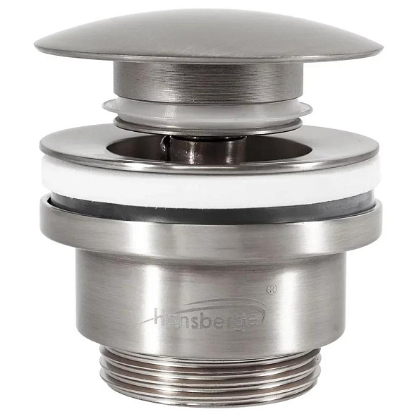 Донный клапан для раковины Hansberge H107NK, никель