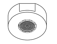 Форсунка Ritmonio мягкая струя, черная ацетальная смола (PR55PB401F40)