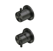 Смеситель для душа Quadro design Source, на 2 потребителя, золото черное (12 47.00 ON)