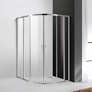 Душевой уголок Cezares Molveno 120x110x195 мм, полукруглый, хром (MOLVENO-RH-22-120/110-P-Cr)