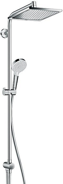 Душевая система Hansgrohe Crometta Е 240 1jet Showerpipe Reno Ecosmart хром (27289000)