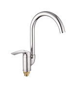 Смеситель для кухни Shevanik S5553, хром