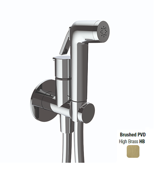 Гигиенический душ Almar Shut Off, High Brass Brushed PVD (E136010.HB)