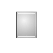 Зеркало в алюминиевой раме со встроенным светильником, и подогревом BelBagno Kraft 700 х 32 х 900 (SPC-KRAFT-700-900-LED-TCH-WARM-NERO)