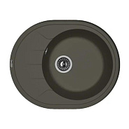 Мойка кухонная иск. камень Флорентина "Родос 620"  620х500 антрацит FSm (20.245.B0620.302)