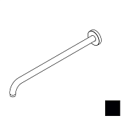 Держатель верхнего душа Ritmonio Diametro35 Elegance, черный (75B010C04)