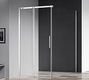 Душевой уголок BelBagno Acqua 100x100x195 см, квадратный, хром (ACQUA-A-1-100-C-Cr)