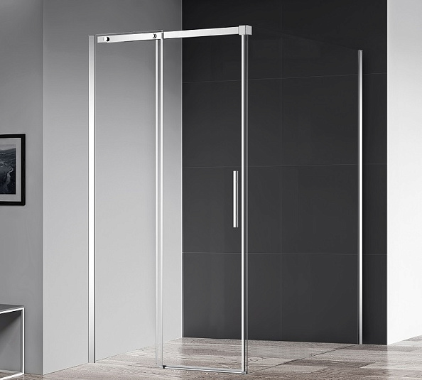 Душевой уголок BelBagno Acqua 100x100x195 см, квадратный, хром (ACQUA-A-1-100-C-Cr)