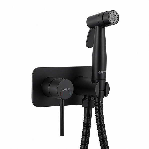 Гигиенический душ со смесителем GAPPO G7506-36, черный