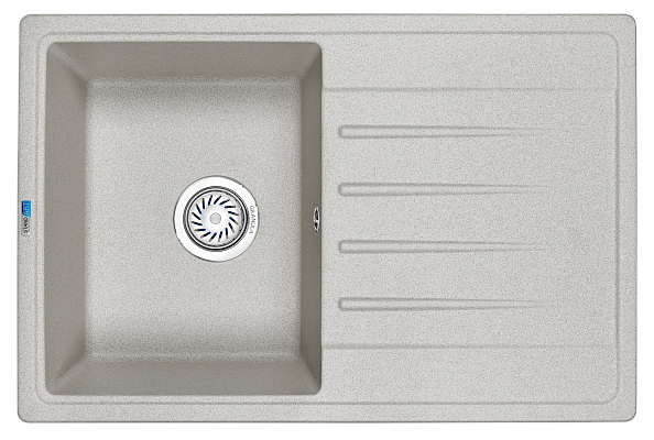 Кухонная мойка GRANULA Standart (7602, БАЗАЛЬТ)