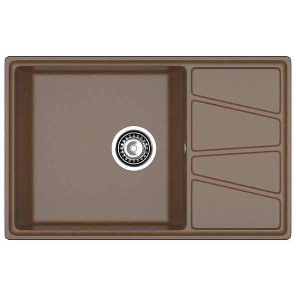 Кухонная мойка GranFest VERTEX 780L, терракот