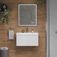 Тумба Velvex подвесная Edge 70.1Y (белая) (tp.EDG.9696.70.1Y белый глянец)