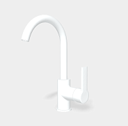 Смеситель для раковины Fima Carlo Frattini Mast, белый матовый (F3151BS)