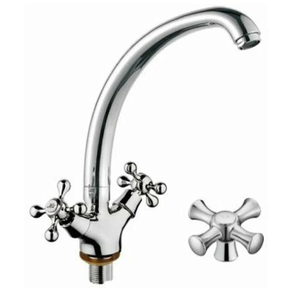 Смеситель для кухни D-Lin D153825, хром