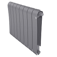 Радиатор биметаллический Royal Thermo Infinity 500 Silver Satin VR80 8 секций