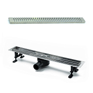 Душевой лоток TIMO Drain Protect 800 с вставкой LG20, сатин (DP20800-LG20800)