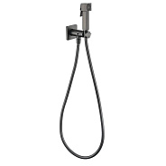 Гигиенический душ со смесителем встраиваемый Grocenberg GB005BG, графит