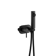 Смеситель с гигиенической лейкой черный (B55807-7)