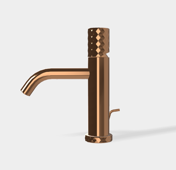 Смеситель для раковины Fima Carlo Frattini Spillo Tech, X Collection, бронза янтарная (F3031TXSXZL)