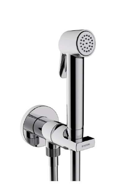 Гигиенический душ комплект с механическим смесителем Bossini Paloma Brass, хром (E34007B.030)