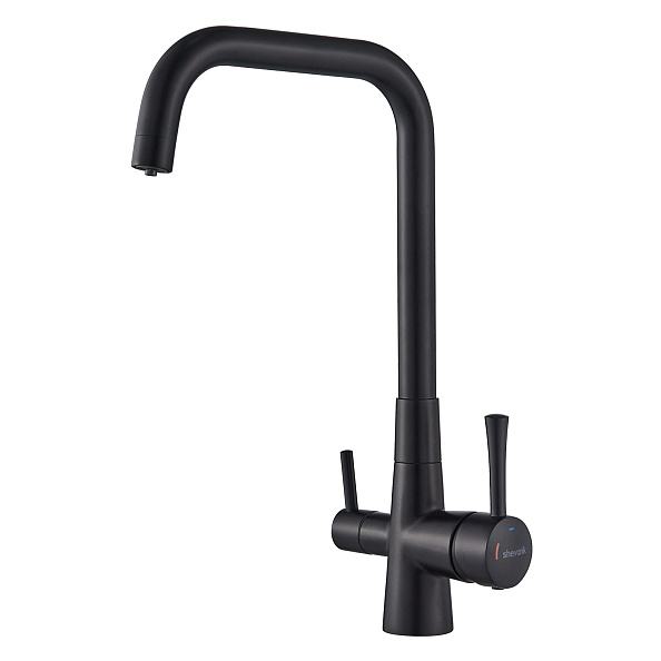 Смеситель для кухни с подключением фильтра Shevanik S528H, черный