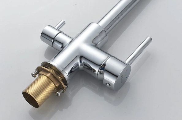 Смеситель для кухни с подключением фильтра Shevanik S228, хром