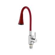 Смеситель для кухни FASHUN с гибким изливом хром (A4053+B16)