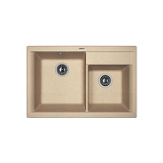 Мойка кухонная иск. камень Флорентина "Касси 780" 780х510 песочный FG (20.230.E0780.107)
