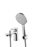 AQ1944CR АЛЬФА смеситель врезной на борт ванны на 1 отв.