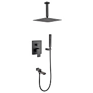 Душевая система встраиваемая Grocenberg GB5089BL-2, черный