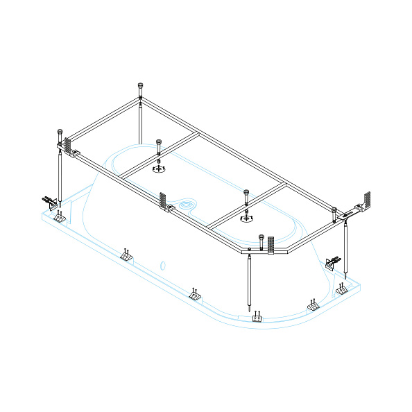 Металлический каркас Cezares (METAURO CORNER-MF)