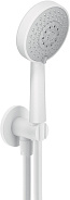 AD146/47WM душевой набор с шланговым подсоединением, матовый белый