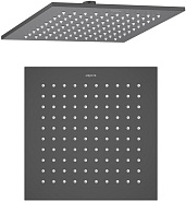 AQ2076MB квадратный верхний душ 250*250*7 мм, матовый черный