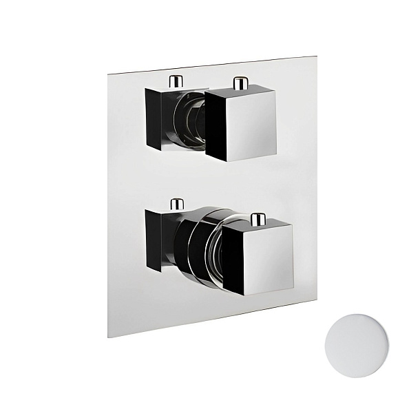 Смеситель для душа встраиваемый с термостатом Webert Pegaso PE970902740, белый