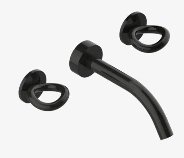 Смеситель для раковины THG Collection "O", Black ceram (G4P D30 40GB)