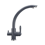 Смеситель для кухни Ulgran U-017-343, антрацит