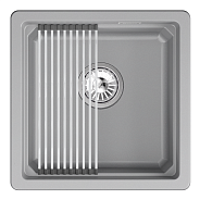 Кухонная мойка GRANULA кварц (4501iU, ШВАРЦ)