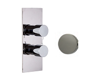 Смеситель для душа Fima Carlo Frattini Fimatherm, на 2/3 потребителя, никель брашированный (F3939X7SN)