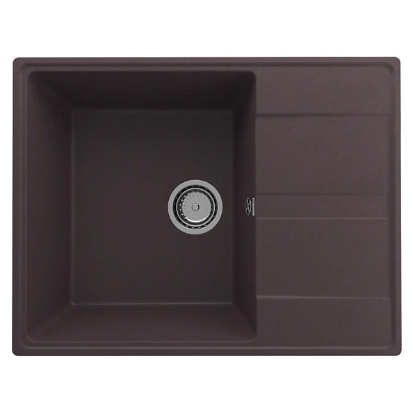Кухонная мойка Ulgran Quartz Prima 650-06, трюфель
