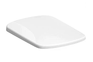 500.334.01.1 Selnova Square Сиденье с крышкой для унитаза, крышка внахлест, верхнее крепление, SoftClose, Белый