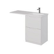 Тумба под раковину напольная Dreja Bona 60 см, белый