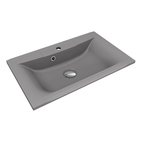 Раковина Florentina Прима 75 см 10.010.00750.307, серый шёлк