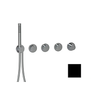 Смеситель для душа Almar Water Control Modular, на 3 потребителя, черный матовый (E180434.MB)