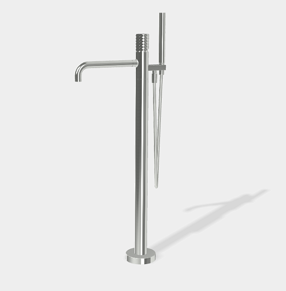 Смеситель для ванны и душа Fima Carlo Frattini Spillo Tech, X Collection, хром (F3034T/6NXCR)